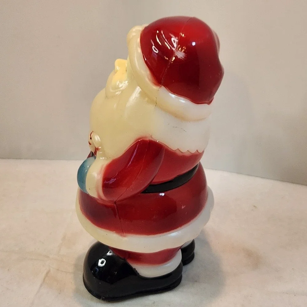 Vtg Replacement Blow Mold Santa Claus‎ Walkway Light Topper Christmas 7.5 Inches